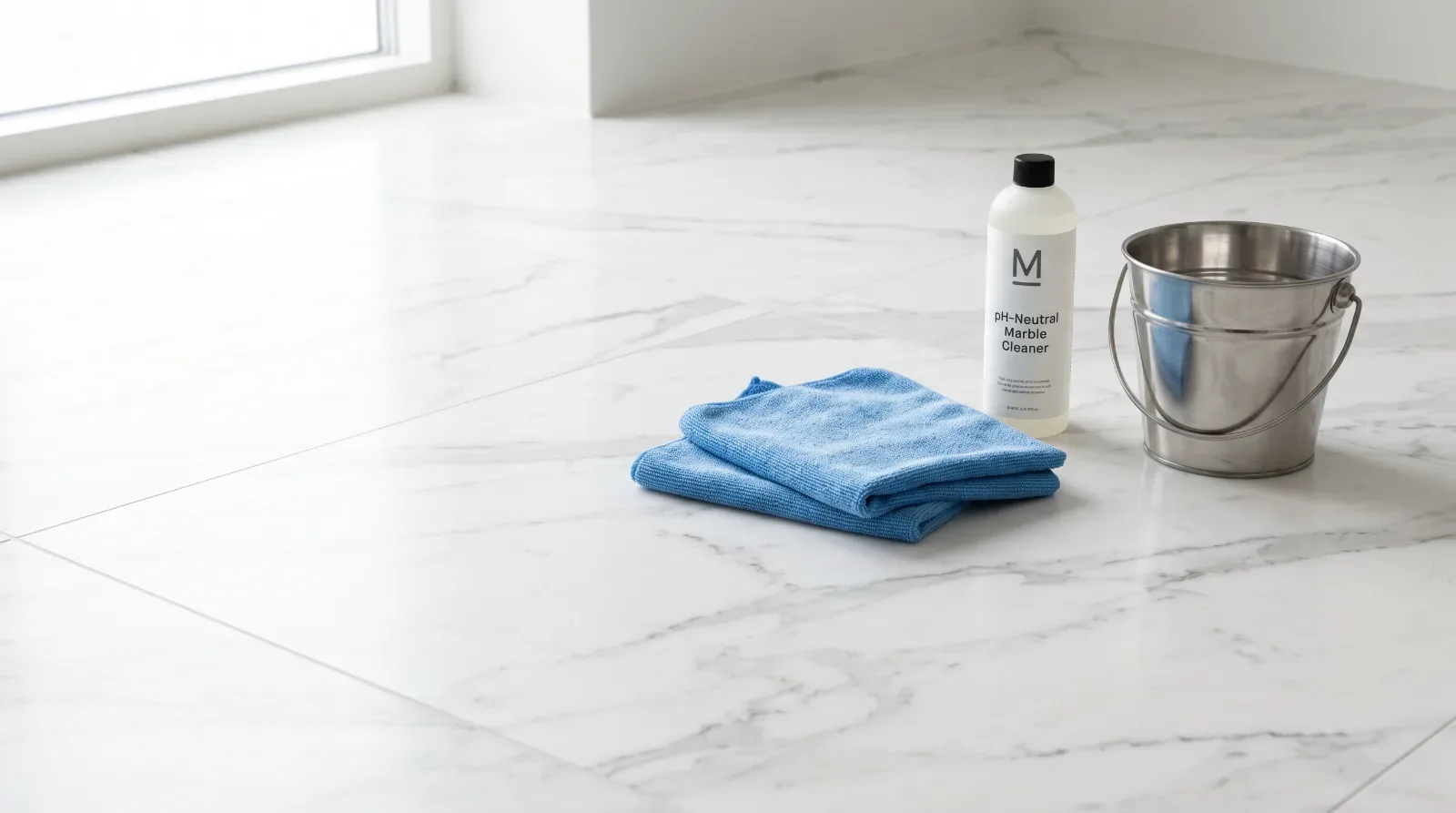 photo showing how to clean floor tiles