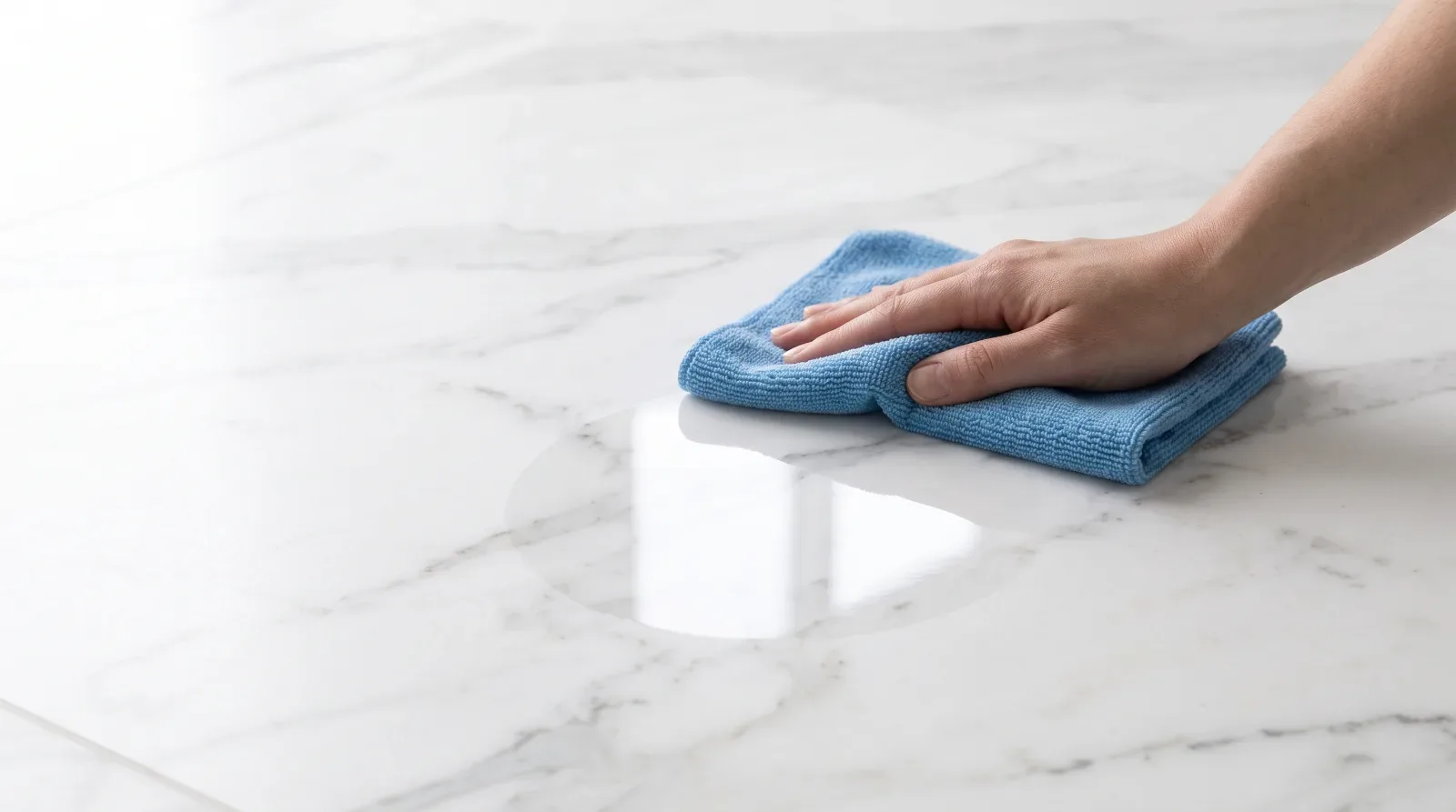 photo that shows how to clean marble floors