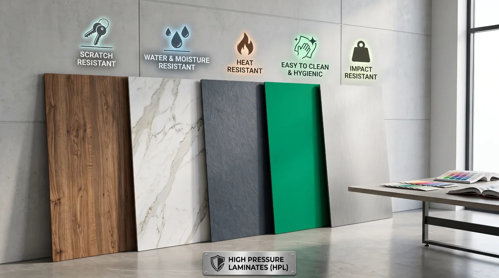 photo that shows high pressure laminates